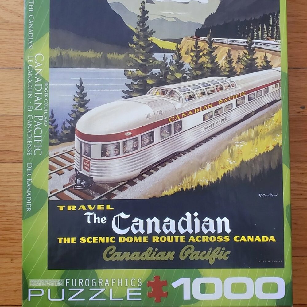 Eurographics Canadian Pacific Railroad 1000 Piece Jigsaw Puzzle